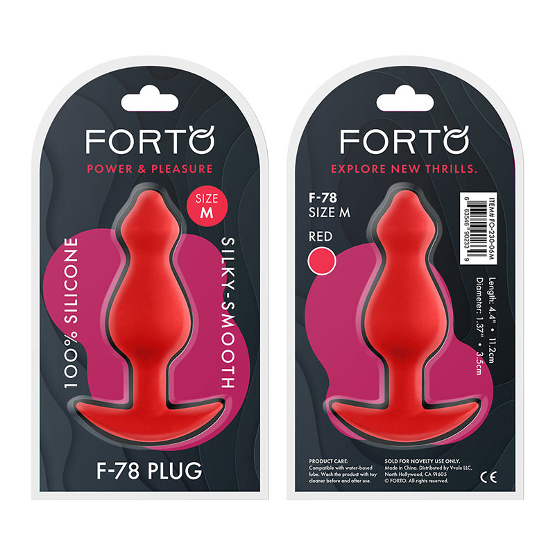 Forto F-78 Pointee Silicone Anal Plug