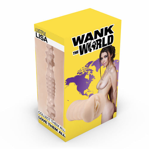 WANK THE WORLD REALISTIC MASTURBATOR LUSTFUL LISA - FRWTW019002