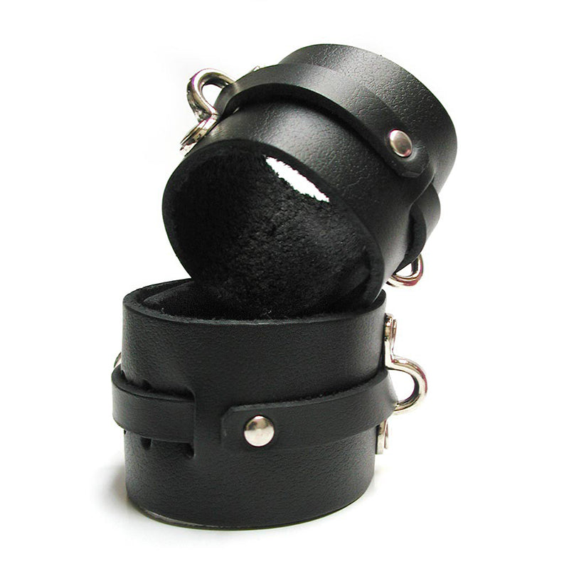 KinkLab Bondage Basics Leather (Black)