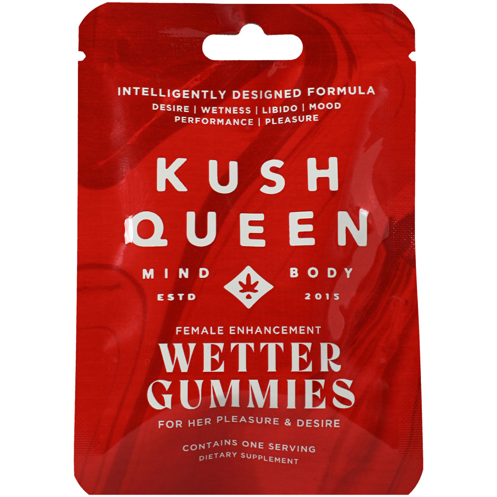 KUSH QUEEN WETTER GUMMIES FEMALE ENHANCEMENT 12PC DISPLAY