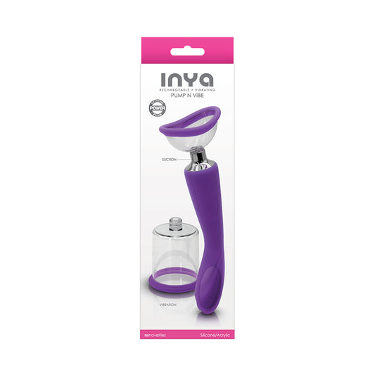 INYA Pump N Vibe Rechargeable Dual-Ended Vibrator & Pump Set