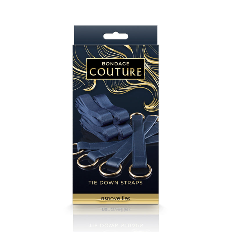 Bondage Couture Tie Down Straps Blue