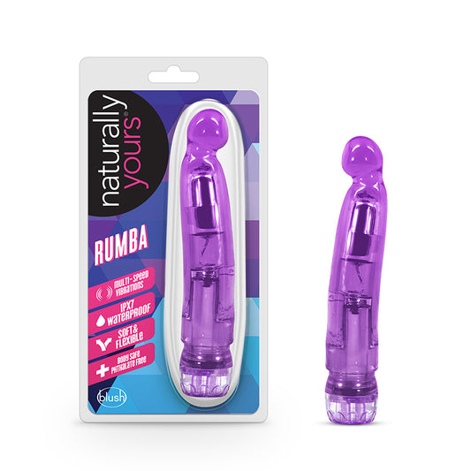 Blush Naturally Yours Rumba G-Spot Vibrator Purple