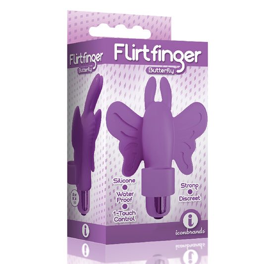 THE 9'S FLIRT FINGER BUTTERFLY FINGER VIBRATOR