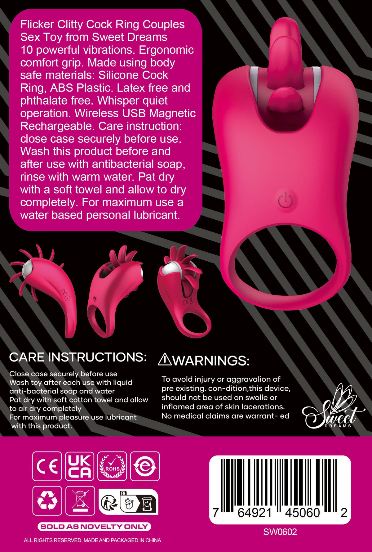 FLICKER CLITTY COCK RING - SW0602