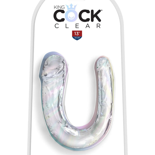 KING COCK CLEAR MEDIUM DOUBLE TROUBLE - PD578620