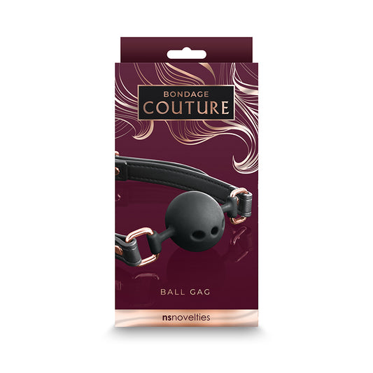 Bondage Couture Ball Gag Black