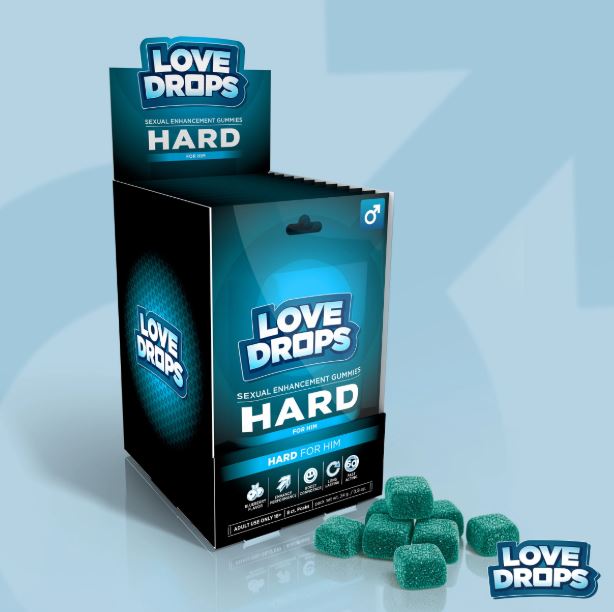 SEXUAL ENHANCEMENT GUMMIES FOR HIM HARD POP 12PCS - XRAH790