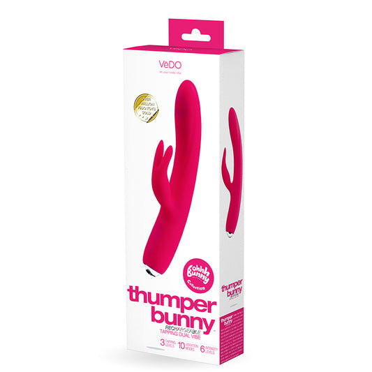 VEDO THUMPER BUNNY RECHARGEABLE DUAL VIBE