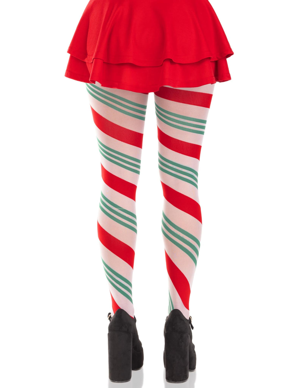 Lane Holiday Ribbon Striped Tights - 7955      21522