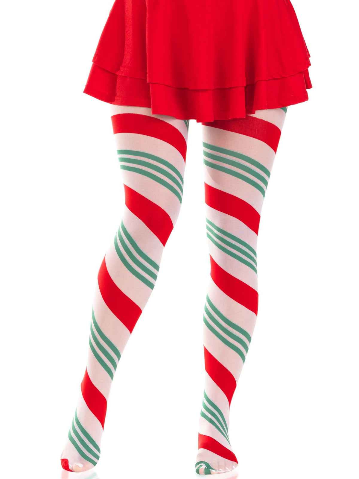 Lane Holiday Ribbon Striped Tights - 7955      21522