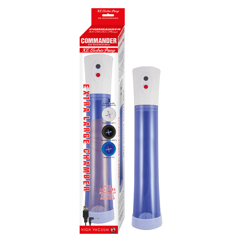 Commander Extra Large Electric Pump Blue