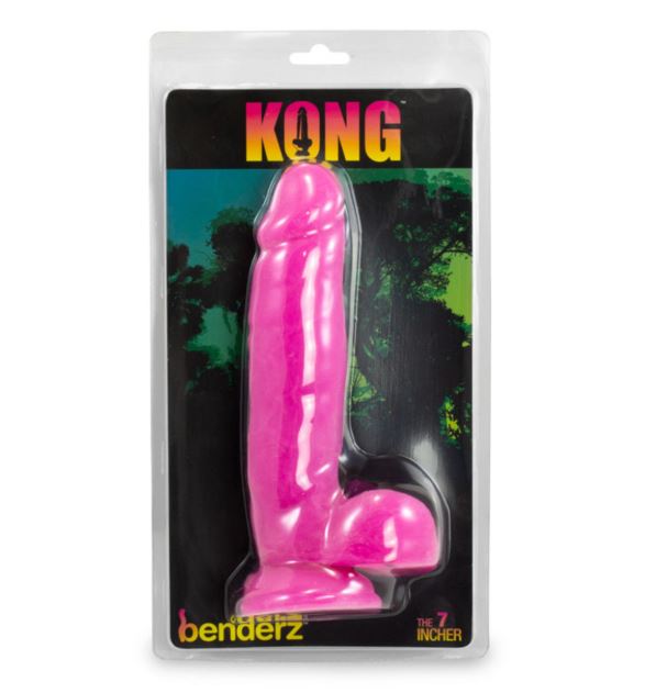 KONG BENDERZ DUAL DENSITY DONG 7IN PINK - FRKON021931
