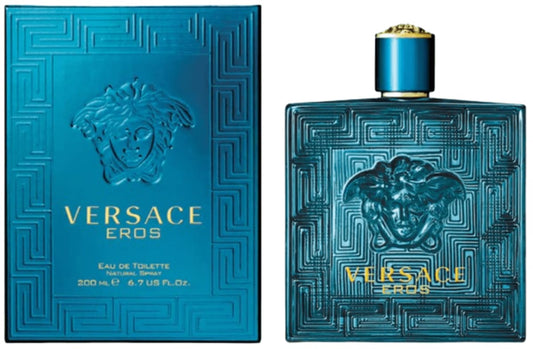 VERSACE EROS 6.7OZ, MEN'S PERFUME, EDT