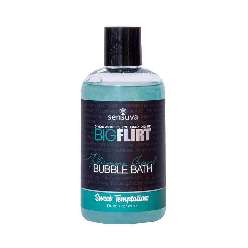 Sensuva Big Flirt Pheromone-Infused Bubble Bath 8 oz.