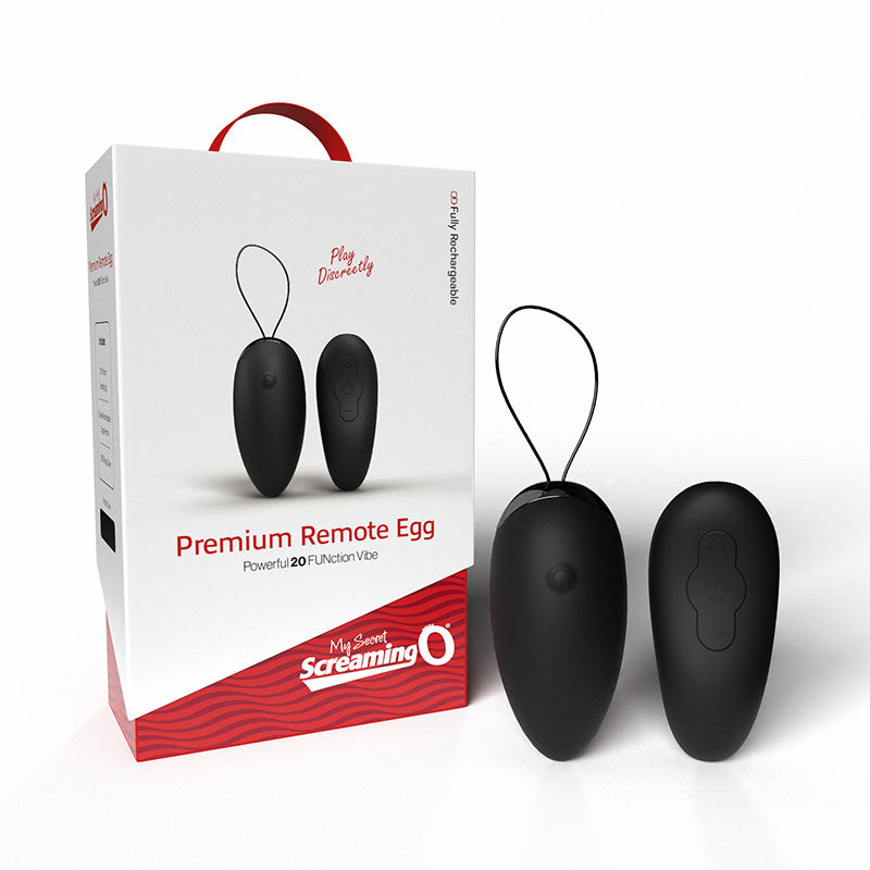 Screaming O Premium Remote Egg Black