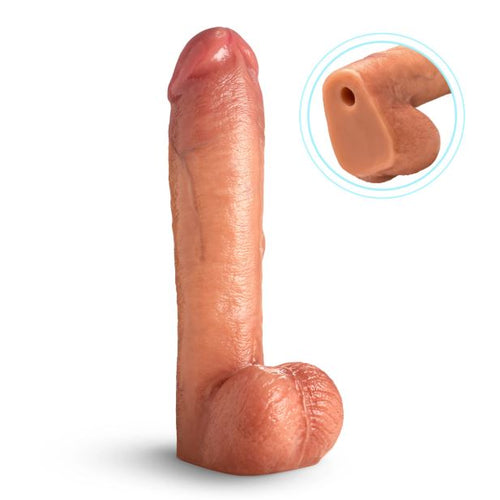 COCK LOCK DILDO W/BALLS 12 " - XRAH811