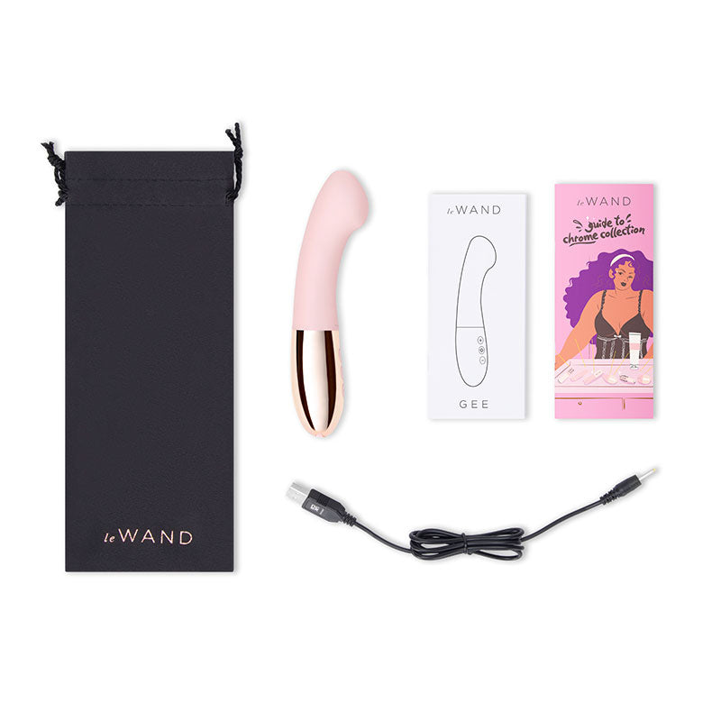 Le Wand Gee Rechargeable Silicone G-Spot Targeting Vibrator