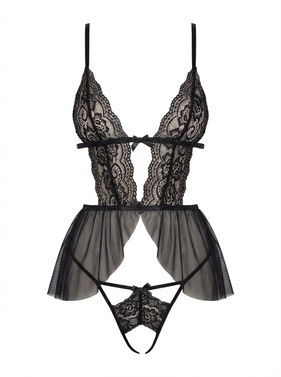 Late Checkout Babydoll Set - 81677     00101