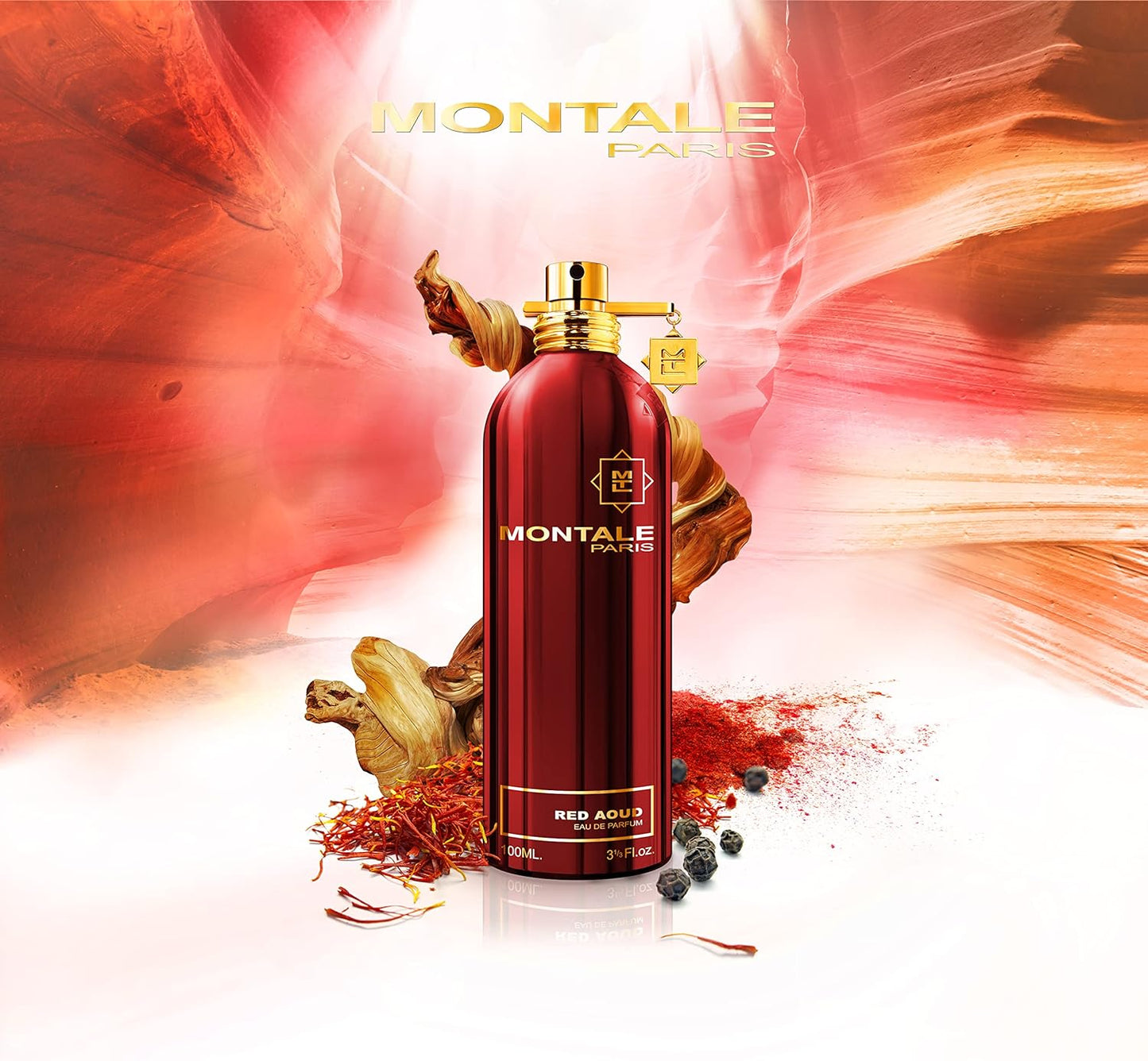 MONTALE RED AOUD 3.4OZ, UNISEX, EDP