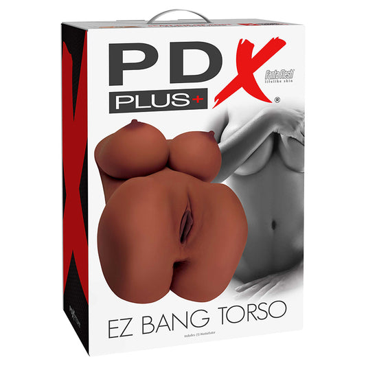 PDX Plus EZ Bang Torso Dual Entry Masturbator