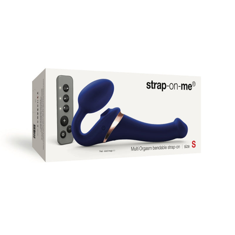 Strap-On-Me Rechargeable Remote-Controlled Multi Orgasm Bendable Strap-On