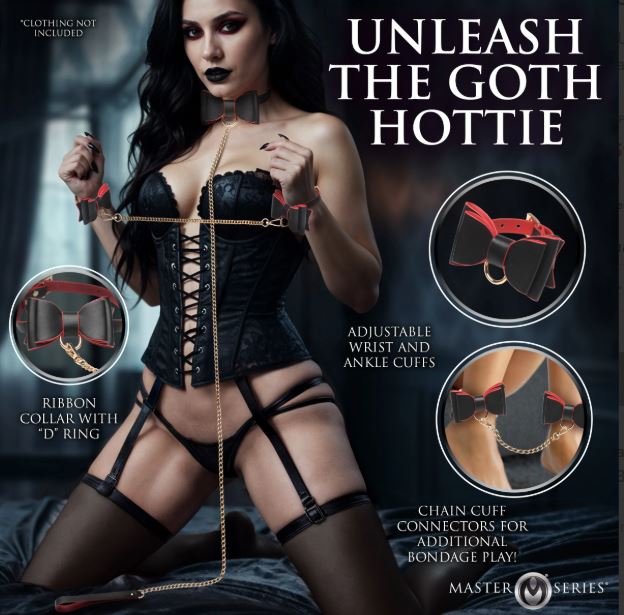 MASTER SERIES GOTH BONDAGE SET - XRAH824