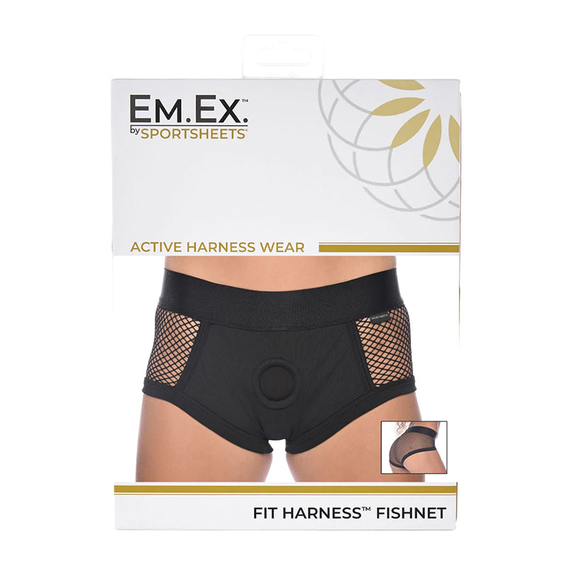 Sportsheets Em.Ex. Fit Harness Fishnet