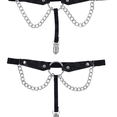 LACE CHAIN LACE GARTERS - SS10110