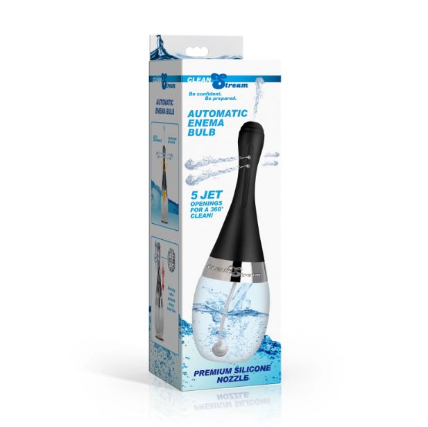 AUTOMATIC ENEMA BULB W/5 JET PREMIUM SILICONE NOZZLE - XRAH836