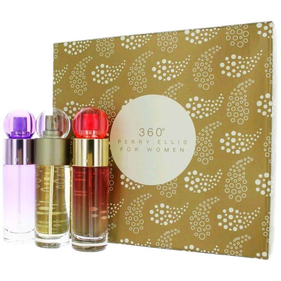 PERRY ELLIS TRIO 3PC SET WOMEN'S GIFT SET, EDT