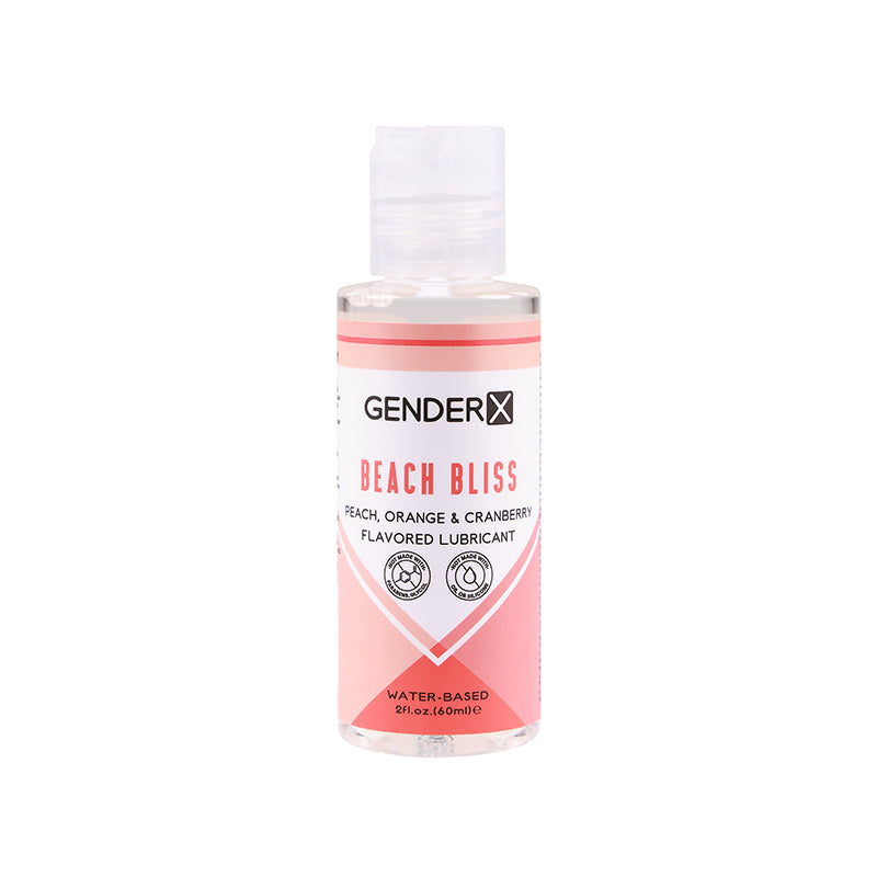 Gender X Beach Bliss Peach, Orange & Cranberry Flavored Water-Based Lubricant