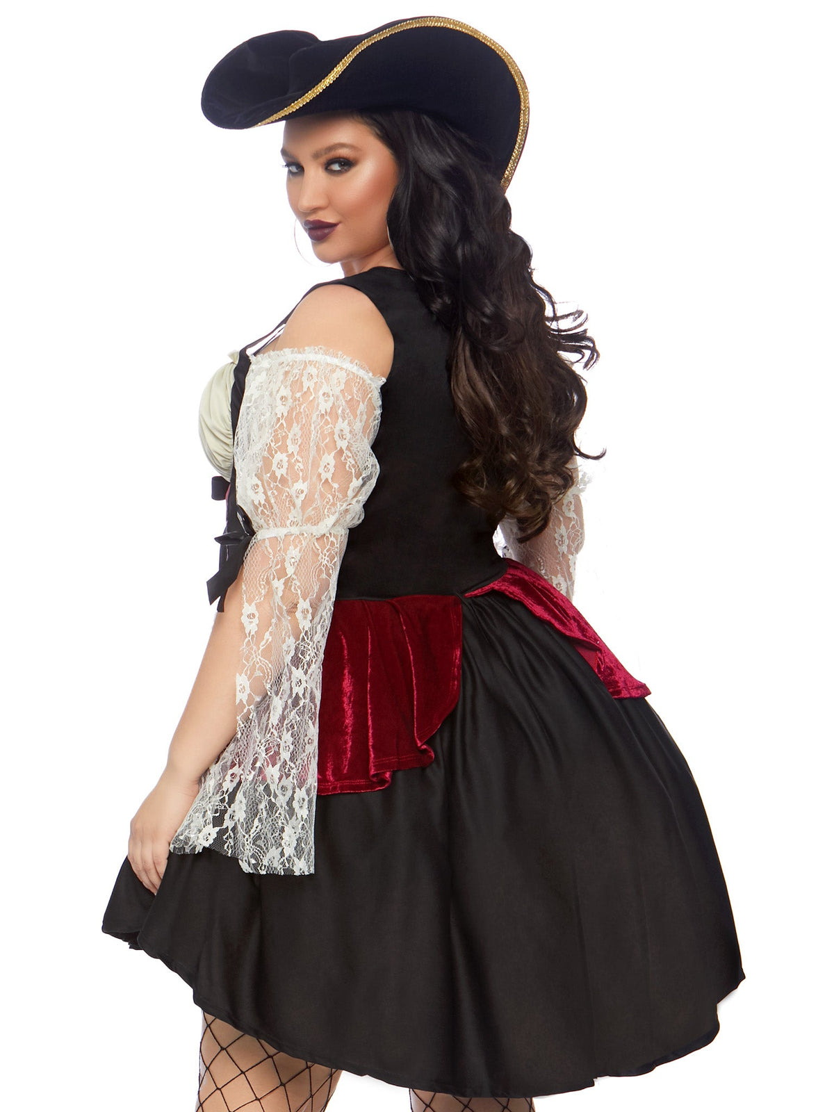 Plus Wicked Waters Wench Costume - 85157X    00108
