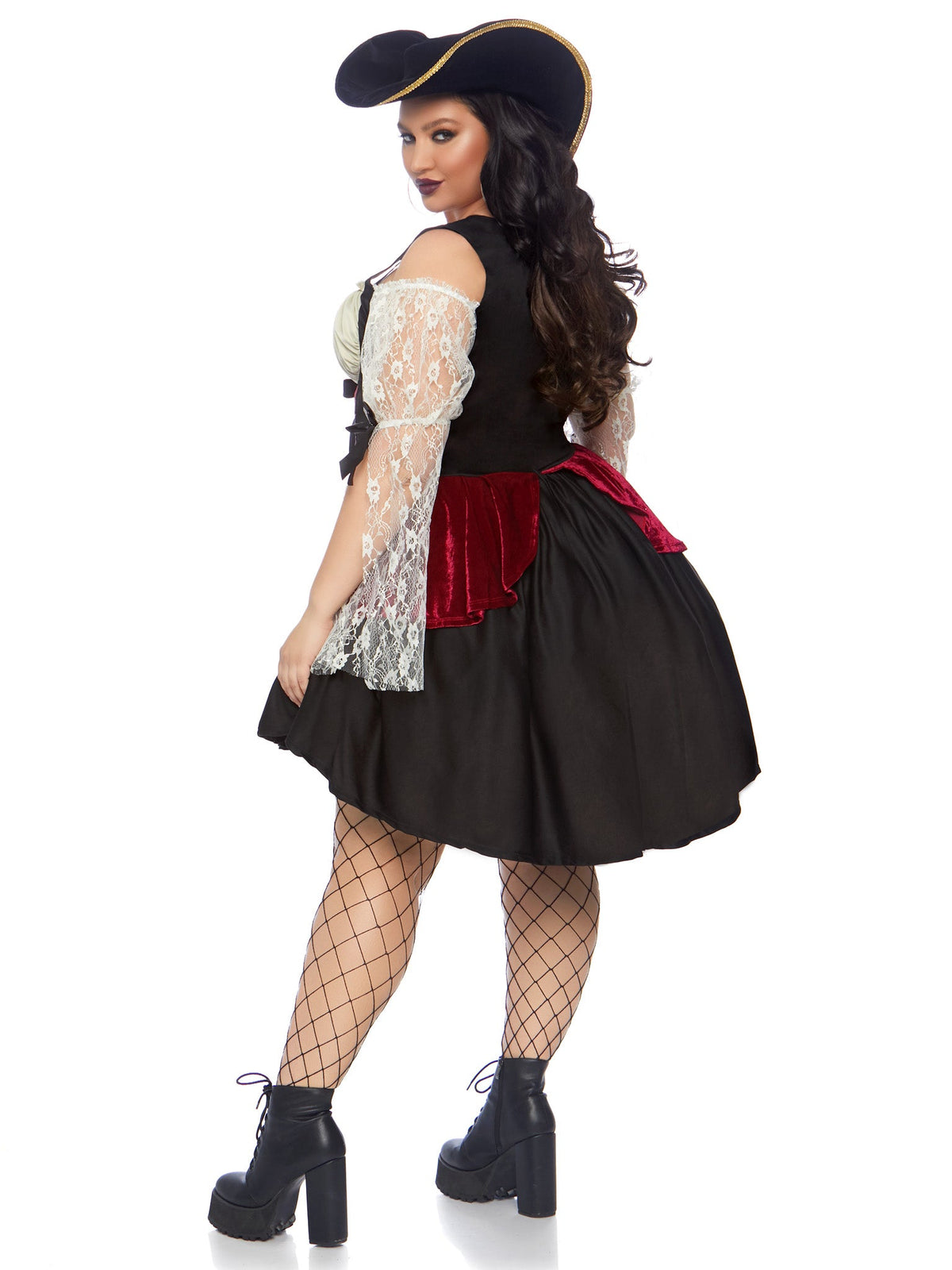 Plus Wicked Waters Wench Costume - 85157X    00108