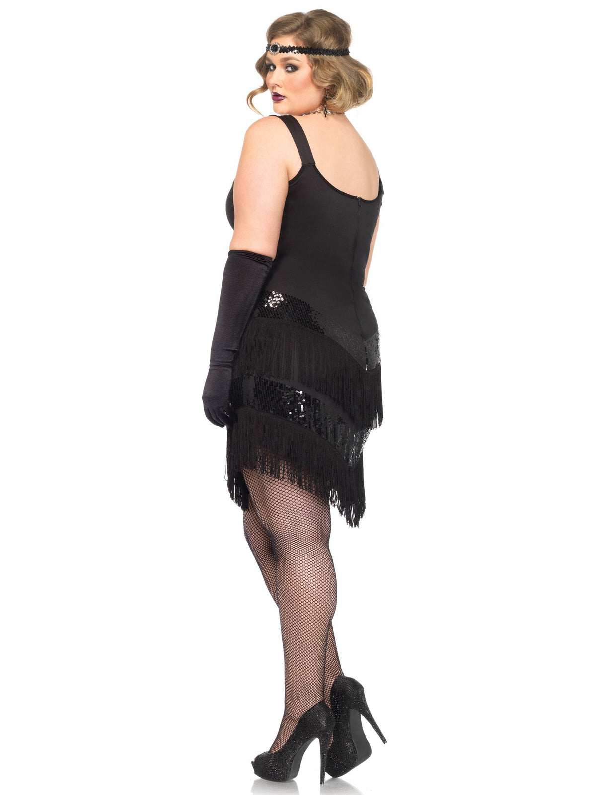 Plus Glamour Flapper Costume - 85474X    06508