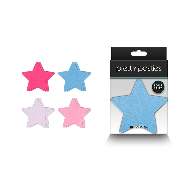 Pretty Pasties Star Assorted 4 Pair