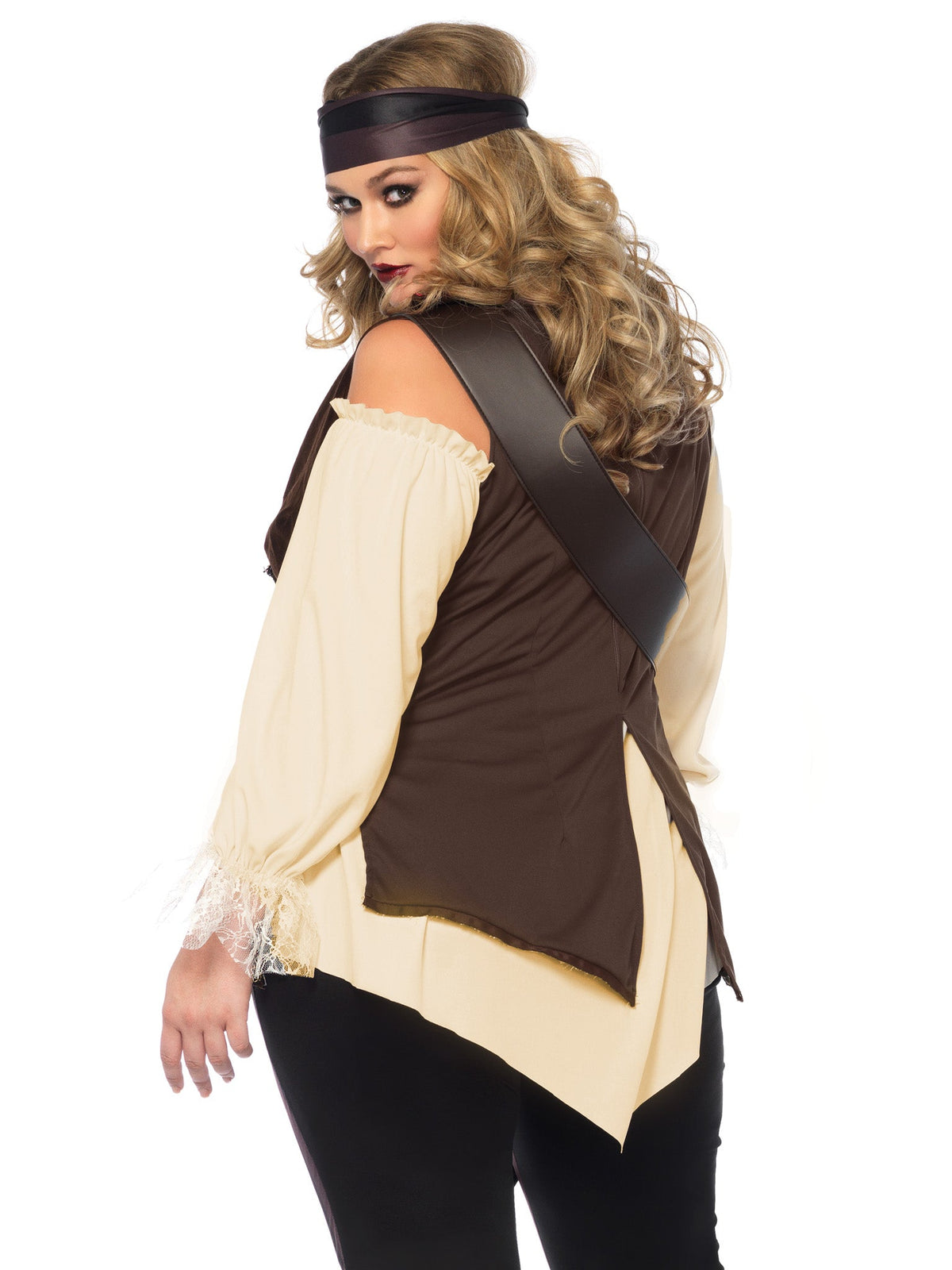 Plus Captain Blackheart Pirate Costume - 85634X    10108
