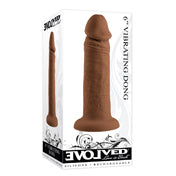 Evolved Rechargeable Vibrating 6 in. Silicone Dildo