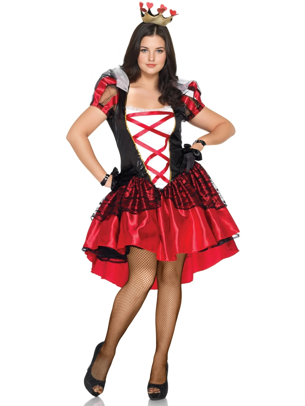Plus Royal Red Queen Costume - 86166X    01108