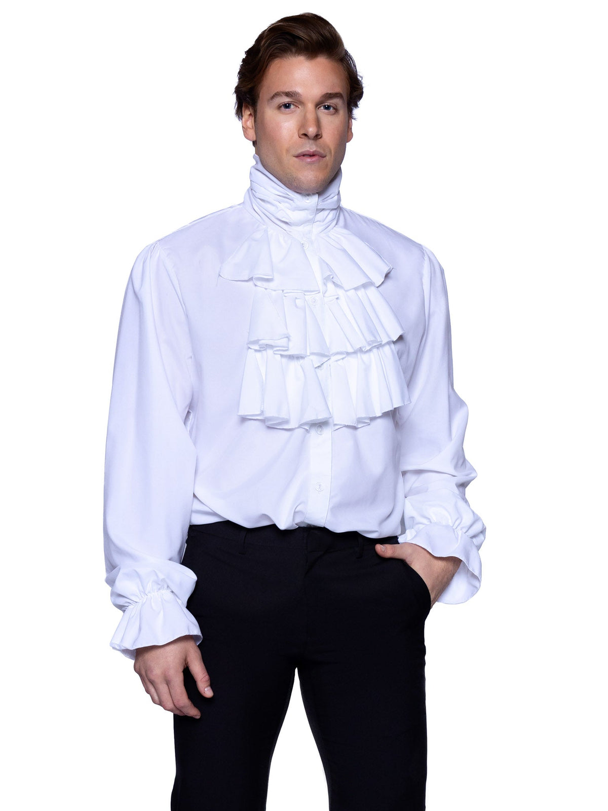 Men's Ruffle Front Costume Shirt - SK86688   00201