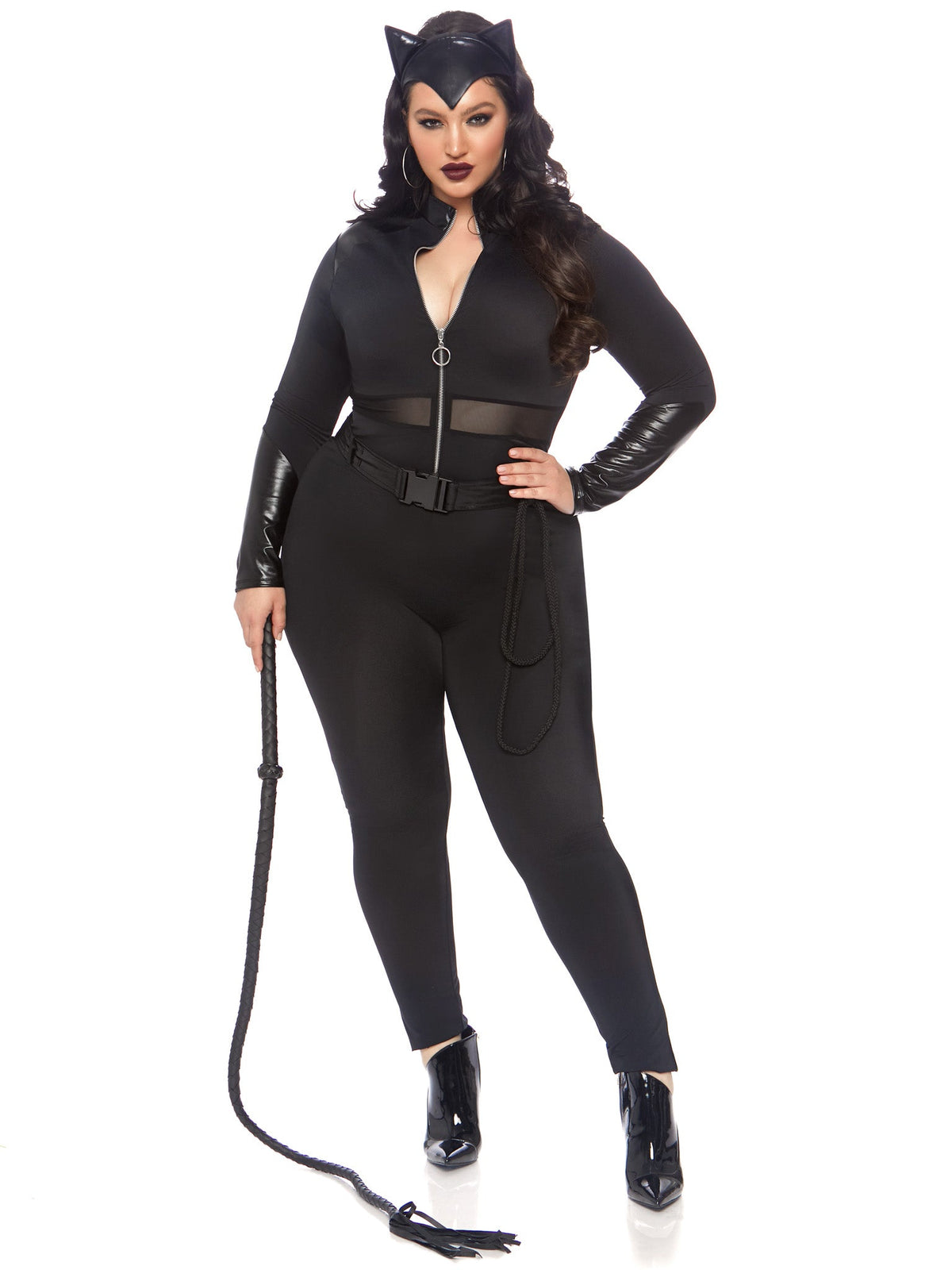 Plus Sultry Supervillain Costume - 86841X    00108