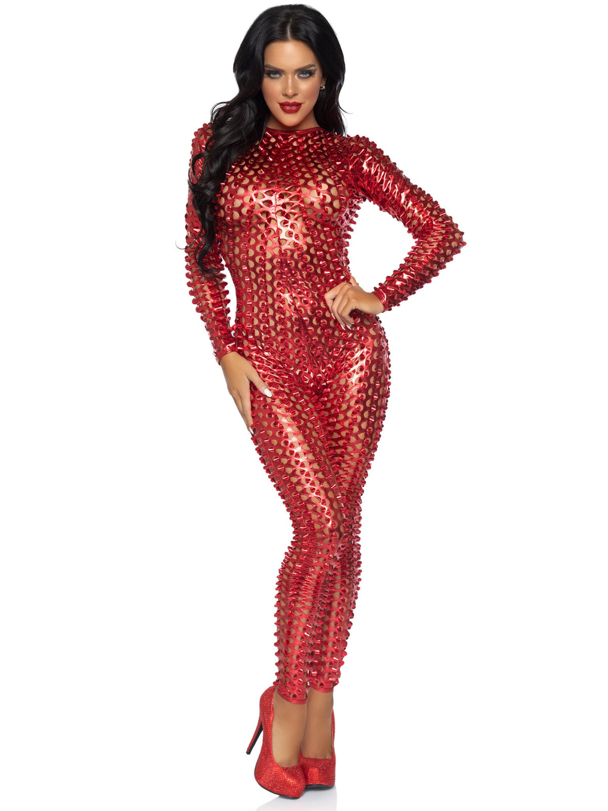Laser Cut Catsuit - SK86892   02725