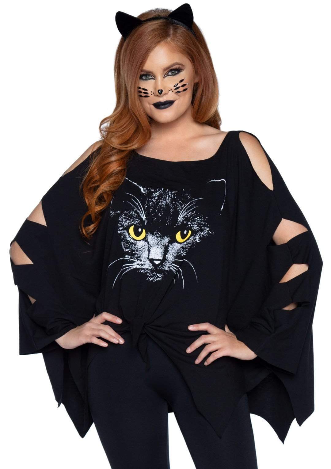 Cat Costume Poncho Set - 86897     00122