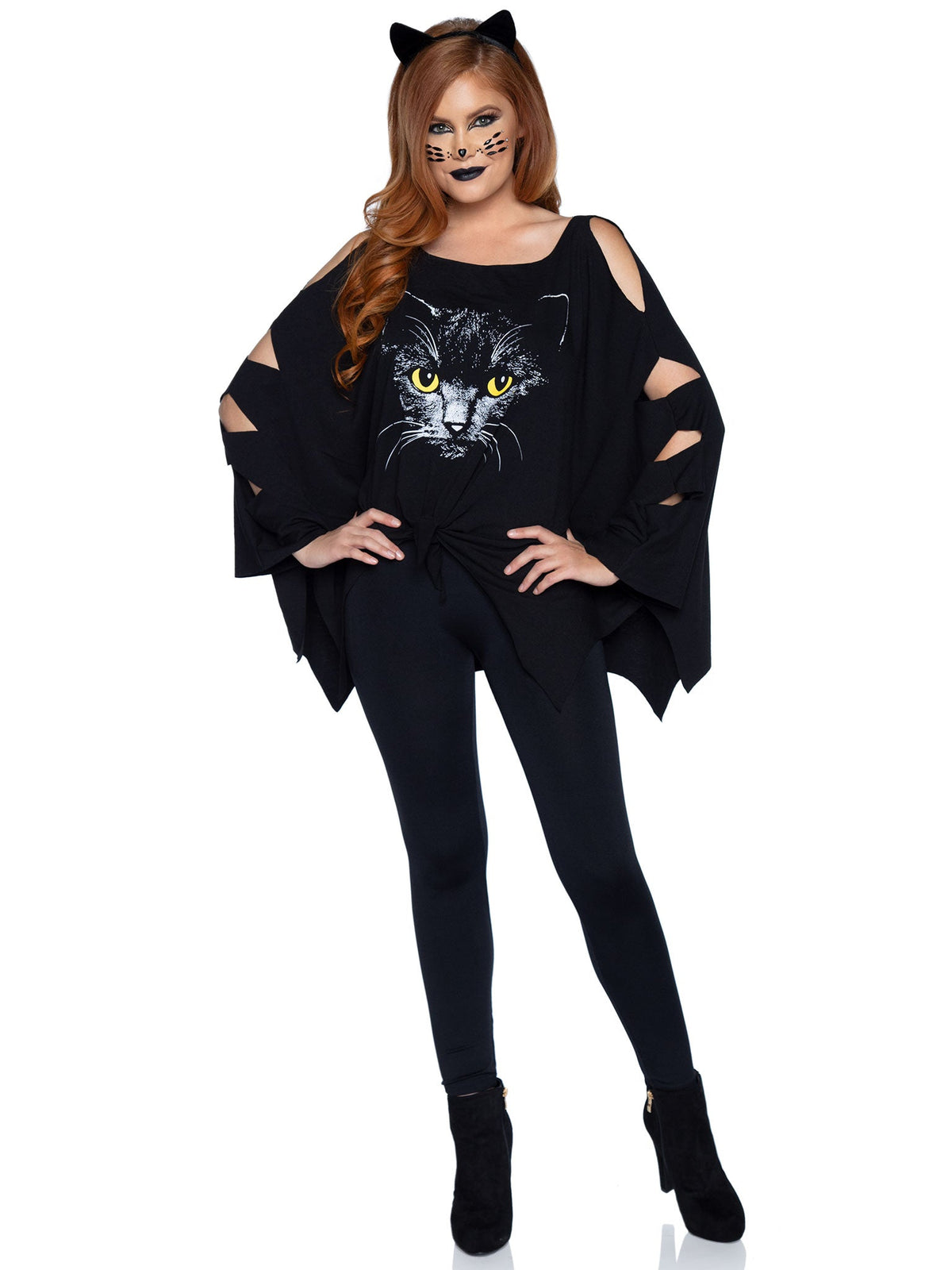 Cat Costume Poncho Set - 86897     00122