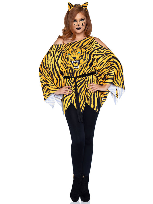 Tiger Costume Poncho Set - 86898     08922