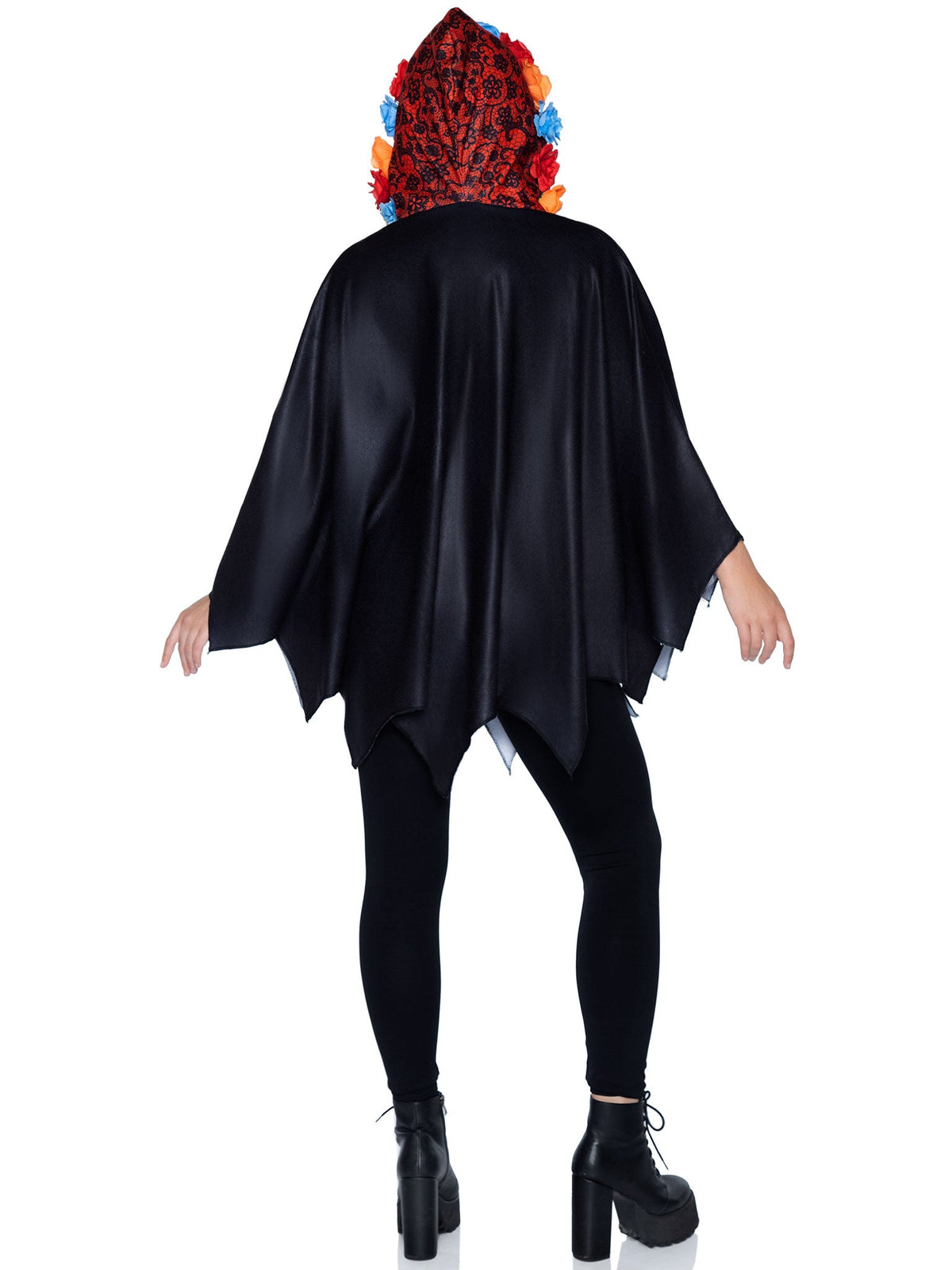 Day of the Dead Costume Poncho - 86917     10122