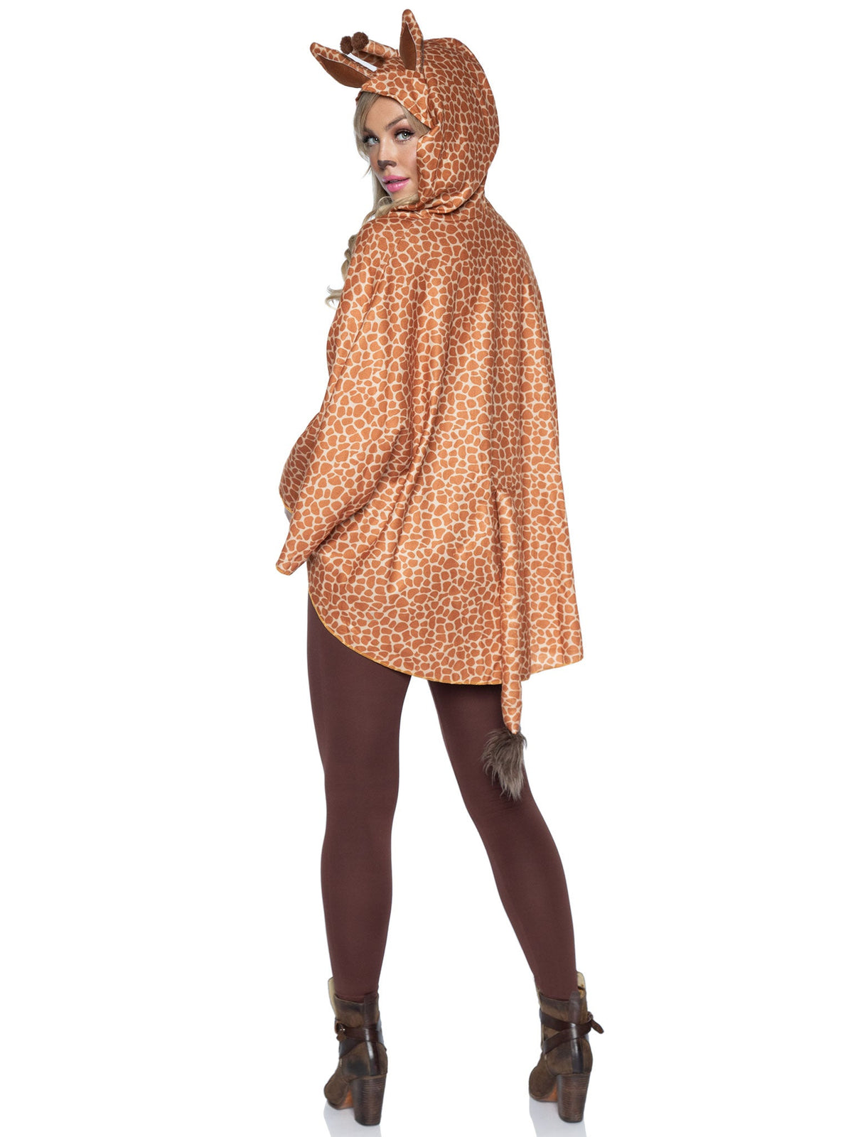 Giraffe Poncho Animal Costume With Hood - 86933     06922