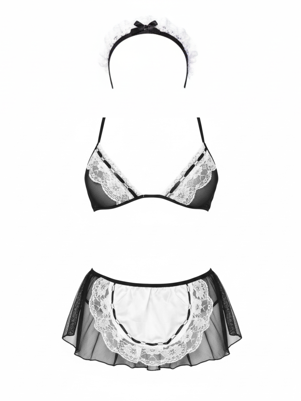 Flirty French Maid Outfit Set - 87052     00722