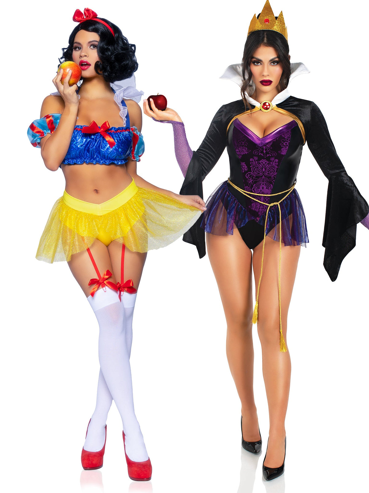 Snow White & Evil Queen Couple's Costume - snow-white-evil-queen-couples-costume