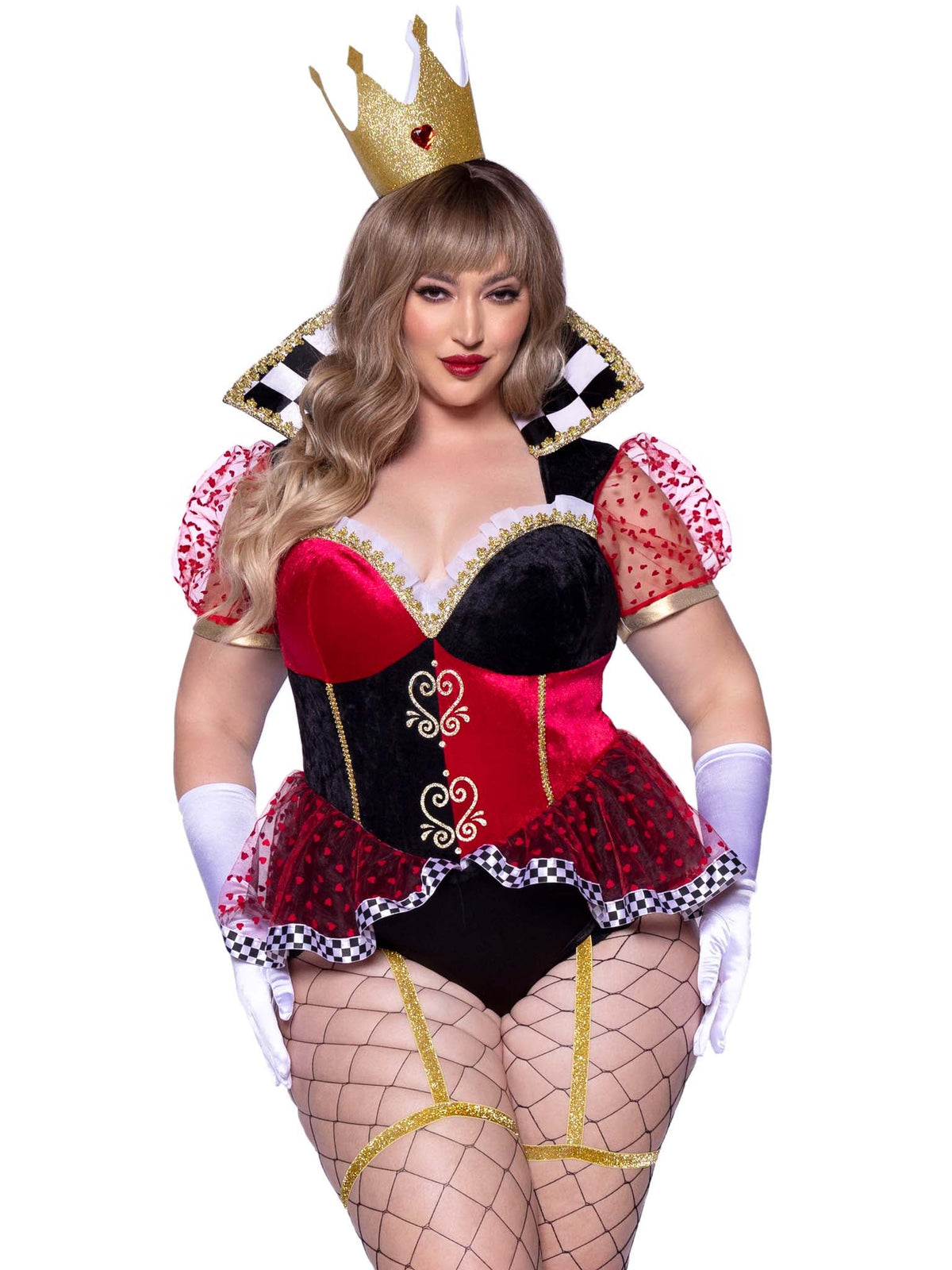 Plus Ravishing Red Queen Costume - 87152X    01108